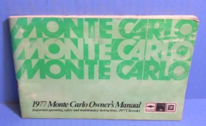 Chevrolet Monte Carlo 77 1977 manual del propietario - Imagen 1 de 1