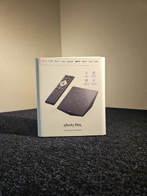 Новый в заводской упаковке Xfinity Flex 4K потоковое ТВ коробка с голосовым пультом дистанционного управления новый в коробке - Изображение 1 из 4