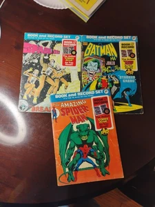 Power Records Book And Record Set Space 1999 Batman Spider-Man, PR 29, PR 27, 24 - Imagen 1 de 10