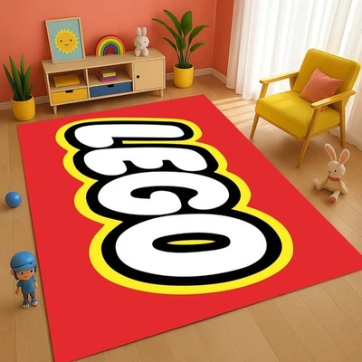 Kids Room Decor, Playful Floor Mat, Children's Room Rug, Fun Home Accessories, - Image 1 of 4