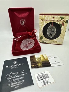 Vintage 2003 Waterford Crystal Songs of Christmas Silver Bells Eighth Edition - Picture 1 of 12