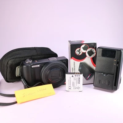 Pentax Digital Camera Optio RZ10 14.1MP Black Tested *Read* - Image 1 of 4