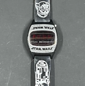 Orologio Vintage 1977 Star Wars Texas Instruments R2D2 Darth Vader - Foto 1 di 5