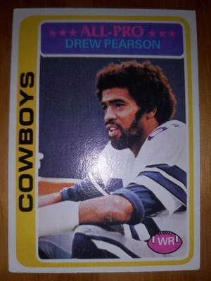 1978 Topps Drew Pearson All Pro Dallas Cowboys Football Team Vintage Card #350 - Image 1 of 2