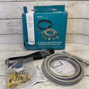 Kit de instalación de lavavajillas Smart Choice de acero inoxidable de 6' con cable de alimentación NUEVO - Imagen 1 de 9