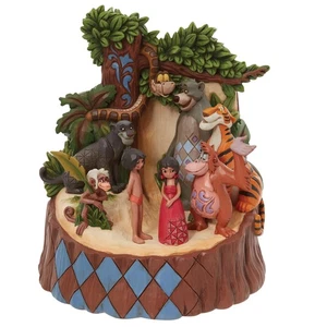 Enesco Disney Traditions di Jim Shore Statuina Libro della Giungla Scolpito dal Cuore, 7... - Foto 1 di 8