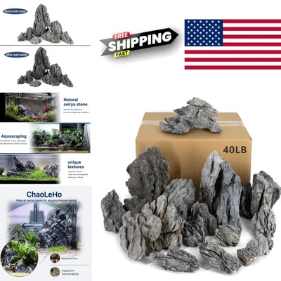 Unique Natural Seiryu Stone 40lb for Terrariums and Wargaming Dioramas - Image 1 of 4