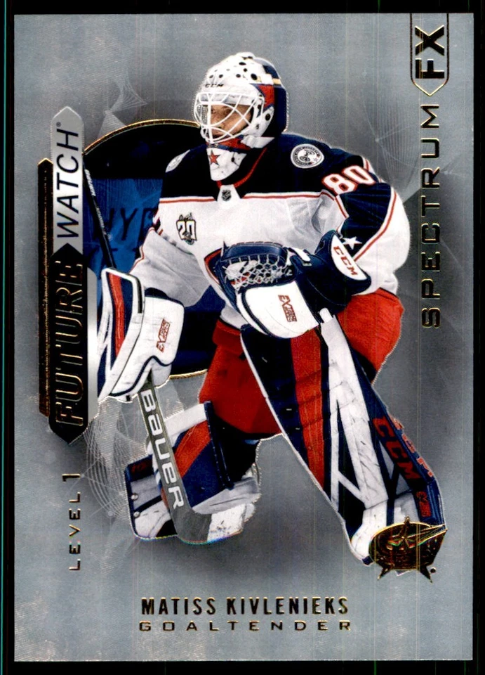 2020-21 SP AUTHENTIC SPECTRUM FX MATISS KIVLENIEKS COLUMBUS BLUE JACKETS #S-43 - Image 1 of 2