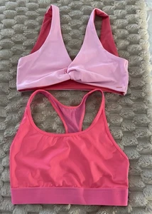 Victoria's Secret PINK 2er Set Sport BHs Größe S - Bild 1 von 8