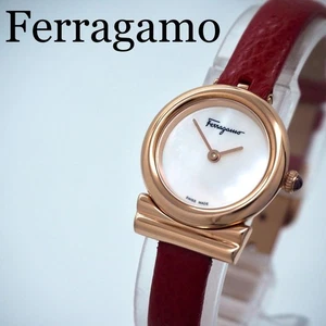 Guter Zustand Ferragamo Uhr Shell Gancini Roségold Ferragamo,16457 - Bild 1 von 12