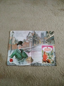 Vintage Marienkäfer Bücher Werbeplakat sprechende Reime Top Zustand  - Bild 1 von 2