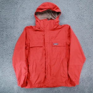 Patagonia Y2K Shell Men Small Jacket Rain Coat Windbreaker Hiking, Red - Picture 1 of 8