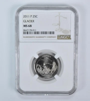 2011-P Washington Quarter ATB Glacier MS68 NGC *2040 - Image 1 of 4