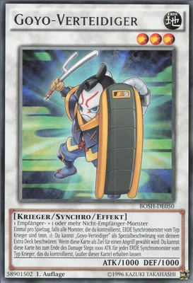 YuGiOh Goyo-Verteidiger BOSH-DE050 Rare NM 1st - Bild 1 von 2