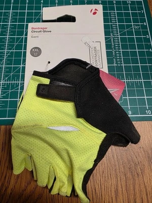 Bontrager Circuit Cycling Glove - Size XXL New with tags Hi Vis Yellow 556003 - Image 1 of 4