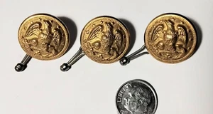 3 US Navy 22mm dress uniform 2-piece Officer's buttons Van Guard backmarks $9.00 - Picture 1 of 2