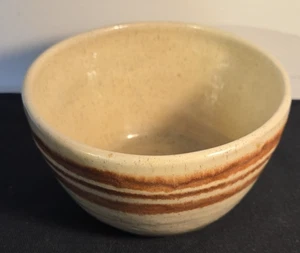 Cuenco de cerámica de estudio de gres esmaltado rústico de 5,5"x3,5" de grosor y pesado de colección - Imagen 1 de 9