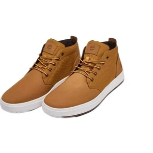 Neu Timberland Herren Davis Square Leder/Stoff Chukka Schuhe Herren 10,5 - Bild 1 von 6