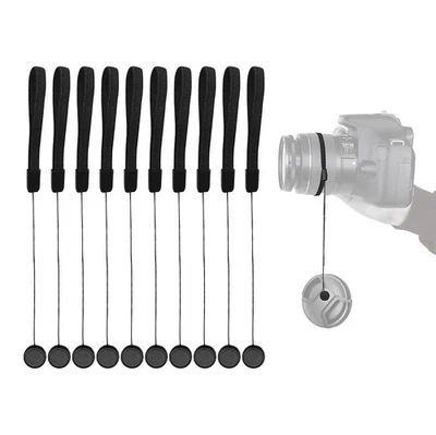 Soporte para tapa de lente con cuerda - Paquete de 10 - Nuevo - Se envía desde Canadá Foto 1 de 4