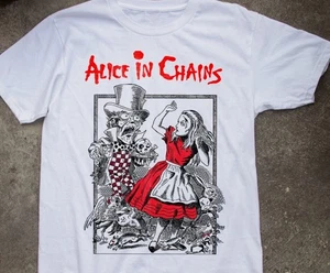 Camiseta Alice in Chains Zombieland Blanca Manga Corta Unisex S-5XL - Imagen 1 de 5