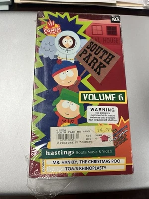 South Park Vol 6: Mr. Hankey the Christmas Poo & Tom's Rhinoplasty (VHS, 1997) - Image 1 of 4
