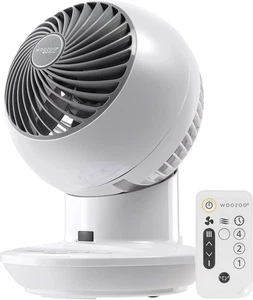 Mini Air Circulator Fan Quiet 3 Speed Remote Control Oscillating Adjustable Tilt - Picture 1 of 9