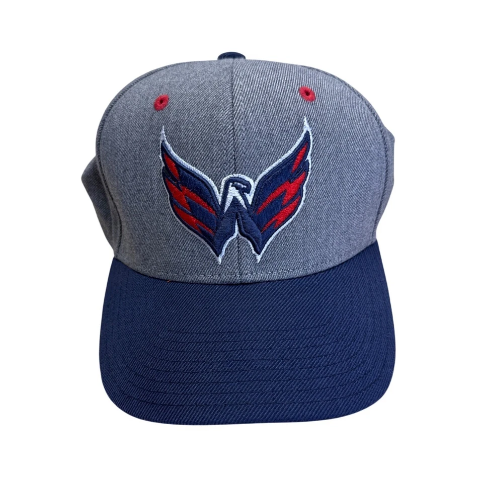 Adidas NHL Authentic Washington Capitals Adjustable Hat Gray/Blue - Image 1 of 4