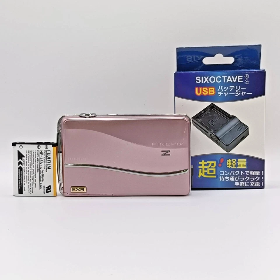 [N.MINT] FUJIFILM FinePix Z800EXR Pink 12.0MP Digital Camera  From Japan 5100201 - Image 1 of 4