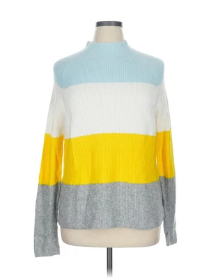 NWT Halogen Women Yellow Turtleneck Sweater XL - Image 1 of 4