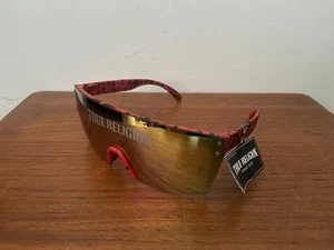 NEU True Religion Sonnenbrille rot schwarz Spritzschutz polarisiert TRSP468X neu mit Etikett - Bild 1 von 6