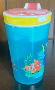 Disney Pixar Finding Nemo Snackeez 2 In 1 Snack & Drink Cup 8 oz - Zak! Designs - Picture 1 of 7