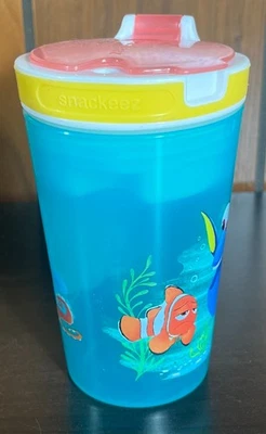 Disney Pixar Finding Nemo Snackeez 2 In 1 Snack & Drink Cup 8 oz - Zak! Designs - Image 1 of 4