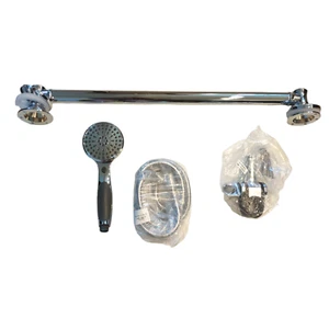 NEW Delta Faucet 9-Spray Slide Bar Hand Held Shower with Hose, Chrome 51900 - Picture 1 of 5
