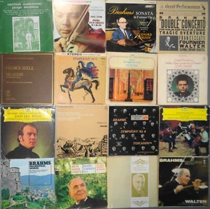 16 Brahms LPs Set - Rubinstein, Stern, Curzon, Fournier, Francescatti, Schnabel - Bild 1 von 5