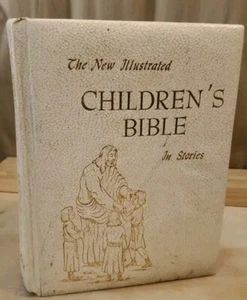 The New Illustrated Children's Bible in Stories, 1970 Illustrated Royal Large HC - Picture 1 of 13