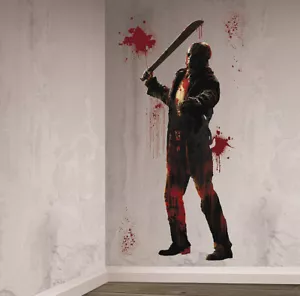 JASON VOORHEES Friday the 13th Scene Setter Party BACKDROP bloody Horror Movie - Picture 1 of 1