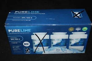 Pureline Model: PL-100-S Refrigerator Water Filter; New Sealed, Set of 2 - Picture 1 of 12