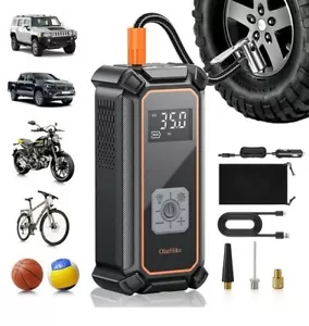 Portable Tire Inflator/Compressor Digital Gauge Auto Shutoff LED Light Cordless - Picture 1 of 9