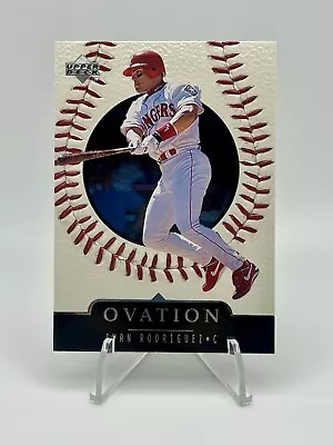 IVAN RODRIGUEZ 1999 Upper Deck Ovation #58 - Texas Rangers - Image 1 of 2