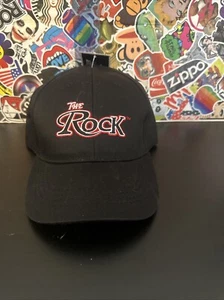 The Rock Wrestling Cap - Black Hat New With Tags 2001 Vintage WWE WWF Childrens - Bild 1 von 7