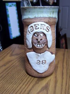Einzigartige San Francisco 49ers handgefertigte Keramik Kaffeebecher 6 1/2" - Bild 1 von 5
