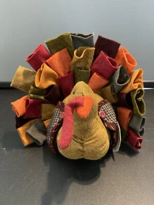Amscan Stuffed Plush Centerpiece Turkey Autumn Thanksgiving Fall Harvest w/ Tag - Picture 1 of 10