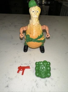 Vintage 1988 Mattel Food Fighters LIEUTENANT LEGG Action Figure - Picture 1 of 12