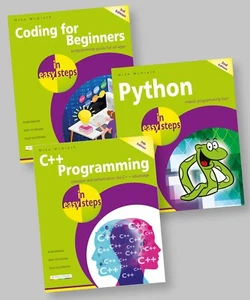 Programmieren für Anfänger, Python, C++ in einfachen Schritten - Set Bundle - Bild 1 von 4