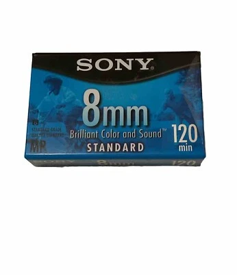 Sony 120 min 8 mm Standard Video Cassette (P6-120MPL) Brand New Sealed - Image 1 of 4