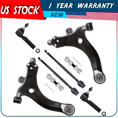 8Pcs Front Lower Control Arm Tie Rod End Sway Bar Fits BUICK CENTURY 1997-2005 - Image 1 of 4