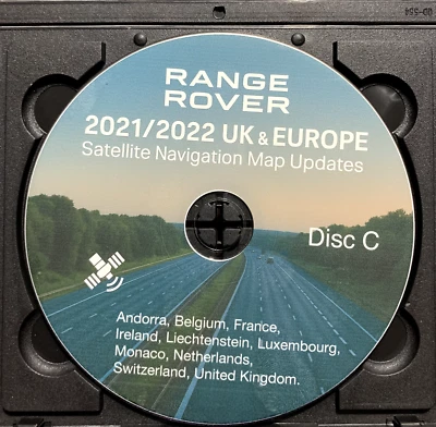 Range Rover / Sport / Discovery 3 Sat Nav Map Update DVD – Final 2022 UK ,Europe - Image 1 of 3