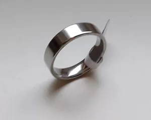 Schlichter unisex Bandring~Edelstahl~6 mm breit~glänzend~6 versch. Größen - Bild 1 von 3