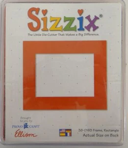 Provo Craft Ellison Sizzix Rectangle 38-0163 Die Cutter 5" Cartridge - Picture 1 of 2