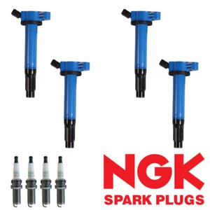 High Performance Ignition Coil & NGK Platinum Spark Plug for Toyota Camry UF487 - Picture 1 of 5